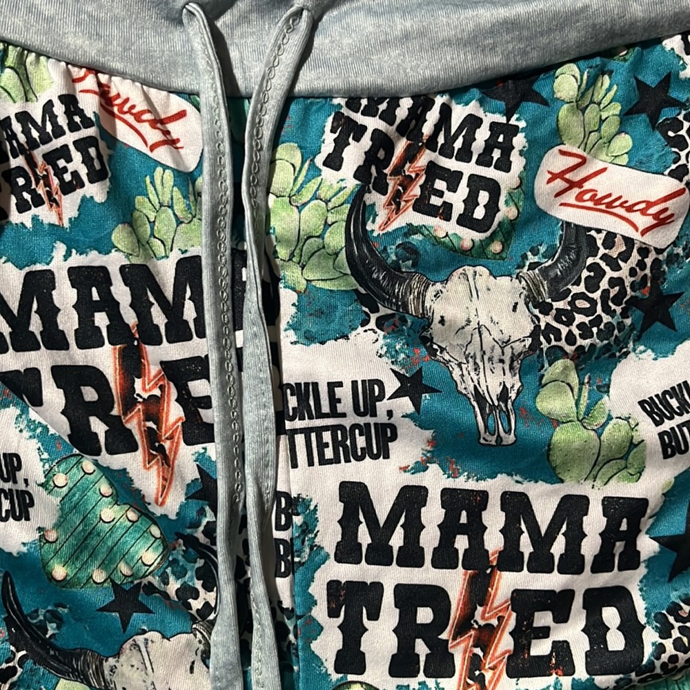 Mama Tried Pajama Shorts - Picture 2 of 3
